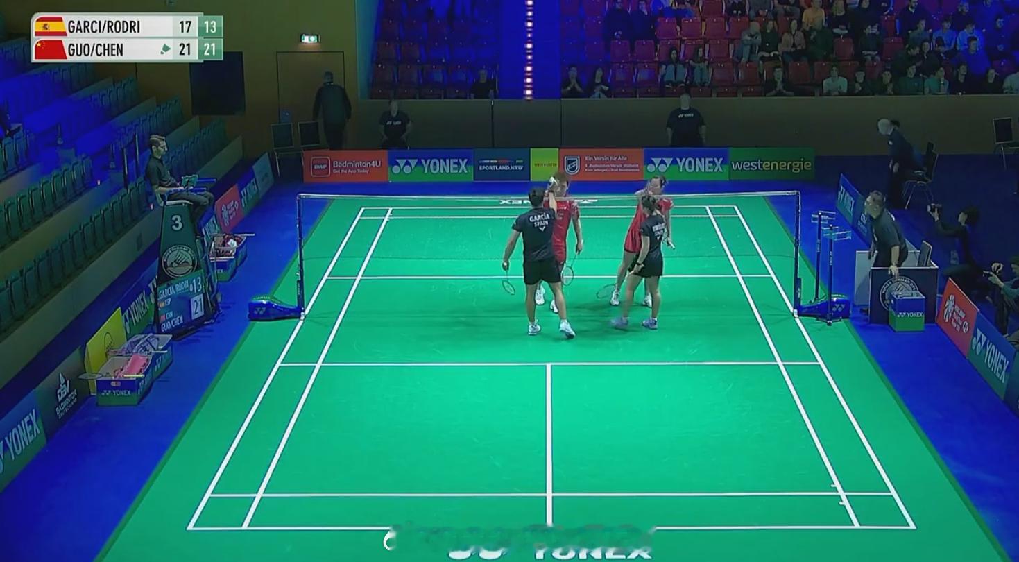 混双 1/16赛 加西亚/露西娅 17-21 13-21 郭新娃(2)/陈芳卉2