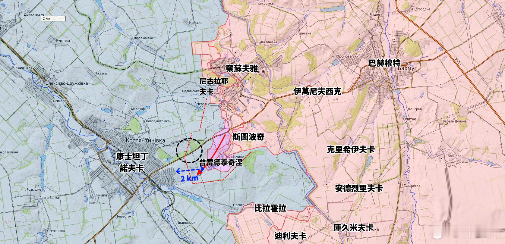更新察蘇夫雅一線態勢烽火问鼎计划 俄羅斯武裝部隊突破烏軍在普雷德泰奇涅的防線，已