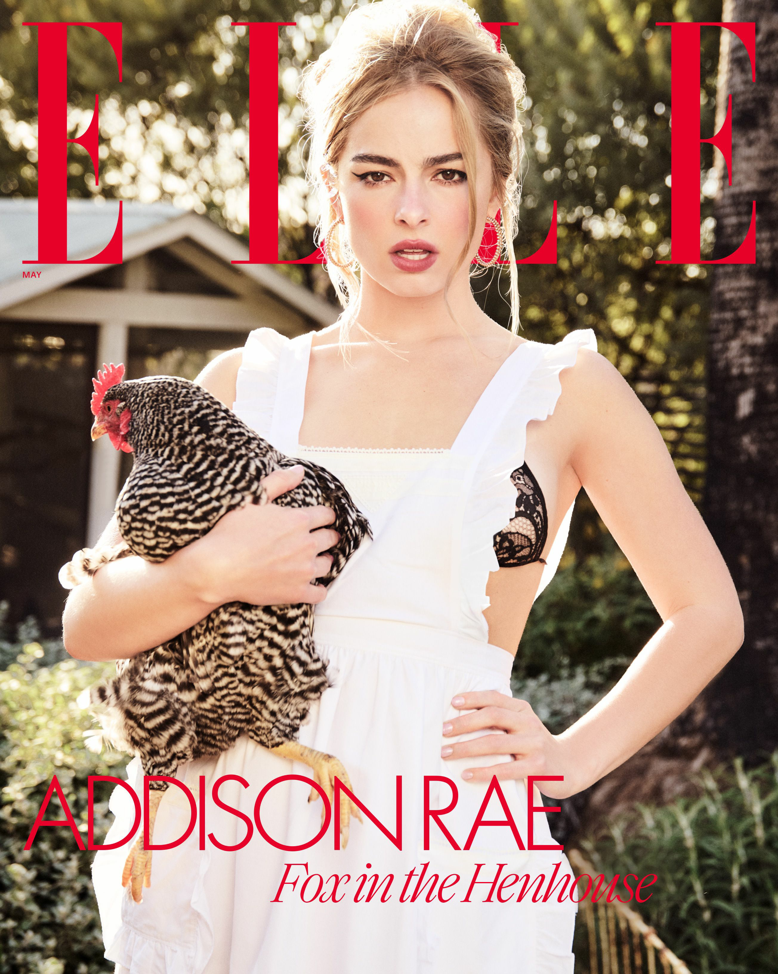 歌手Addison Rae登上美版《ELLE》2025年5月刊封面，就是要这这样