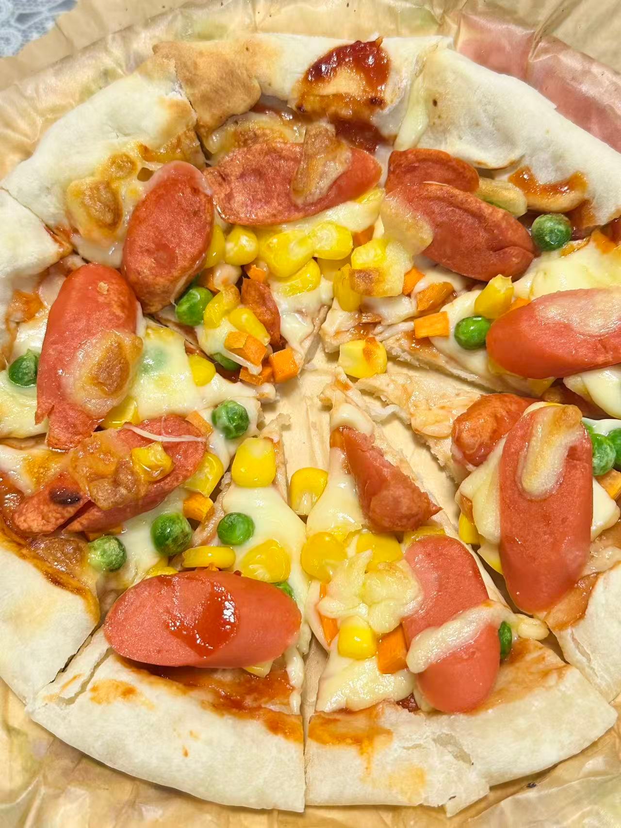 星池槐畔专属日记簿今天做的pizza～ 