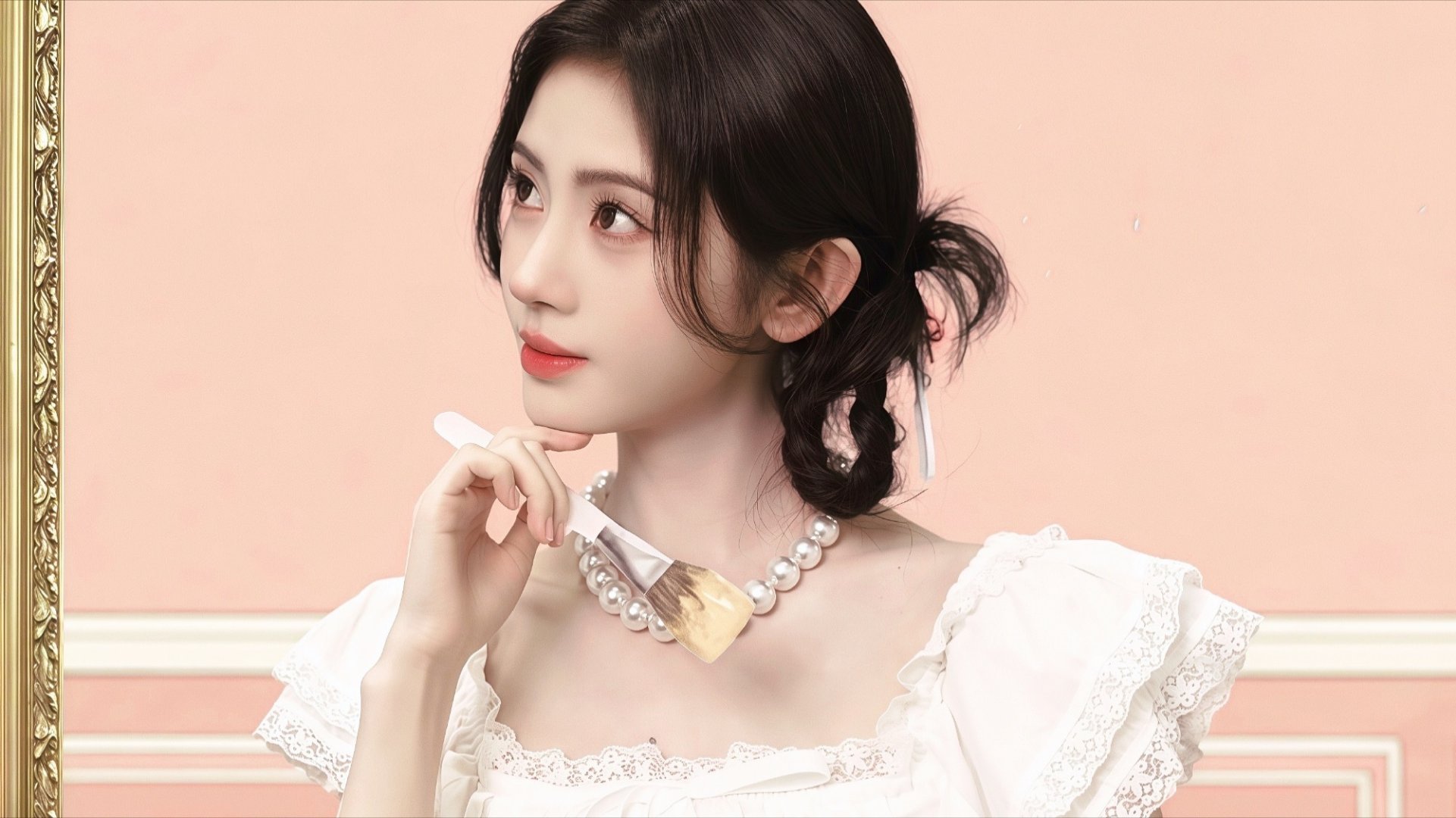 鞠婧祎  jjy鞠婧祎上官芷 jjy鞠婧祎花间令讨厌下雨天 如果是你打伞 我不想