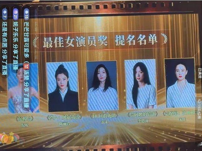 【二胖发布】第21届长春电影节金鹿奖最佳女演员提名李思潼《给阿嬷的情书》（获奖）