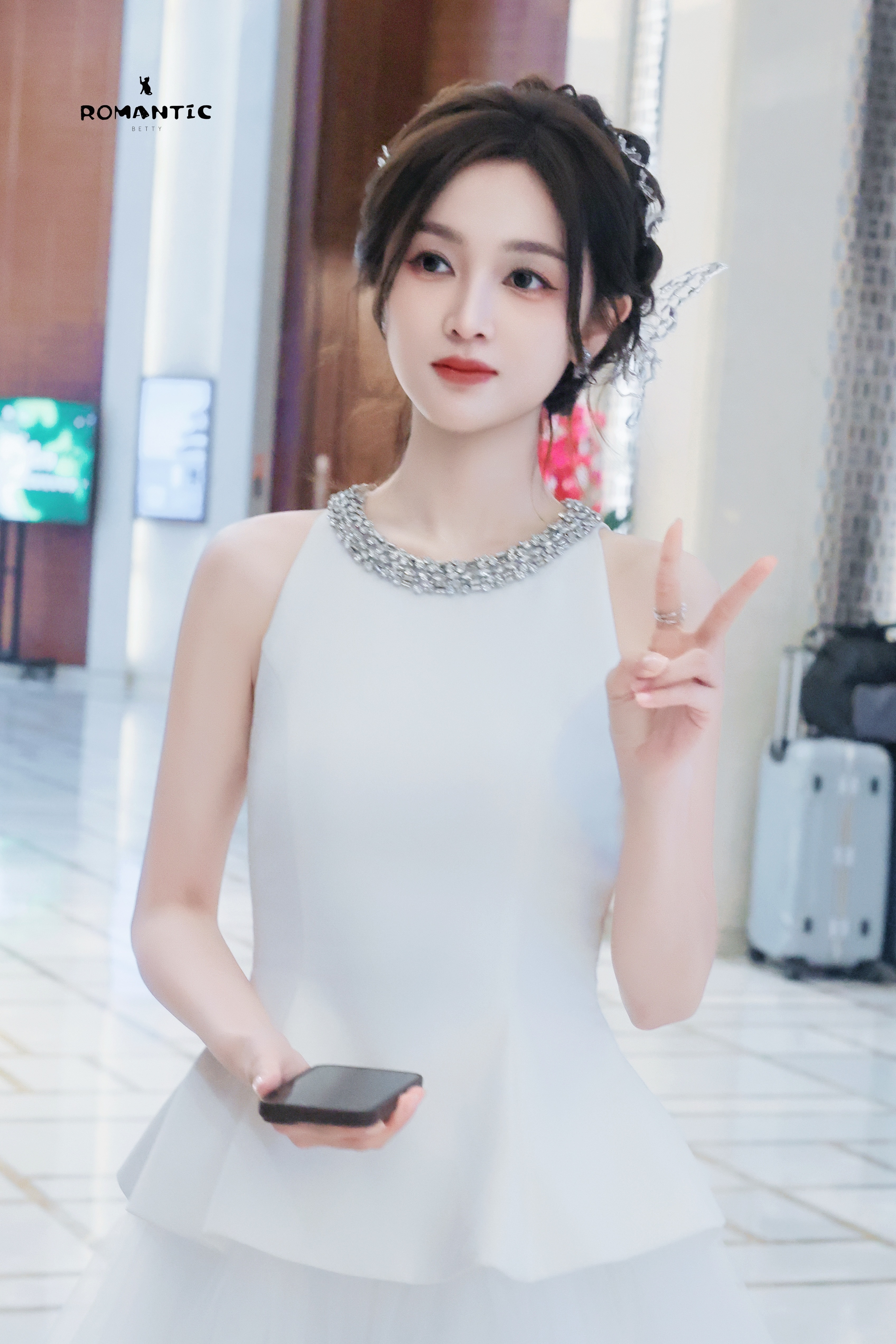 吴宣仪 今日直播妆造 ​​​