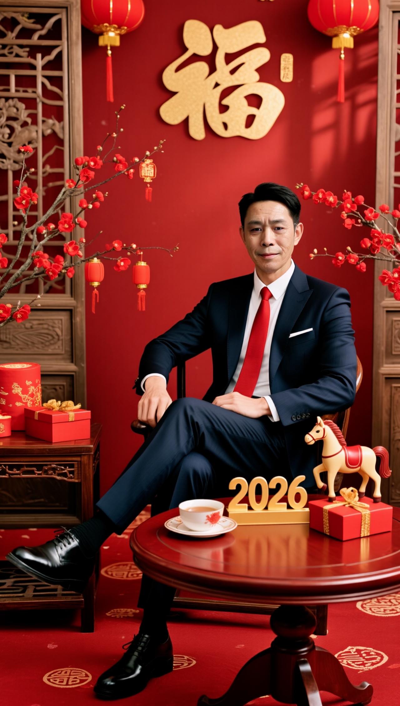 马年新春祝福平安健康快乐幸福