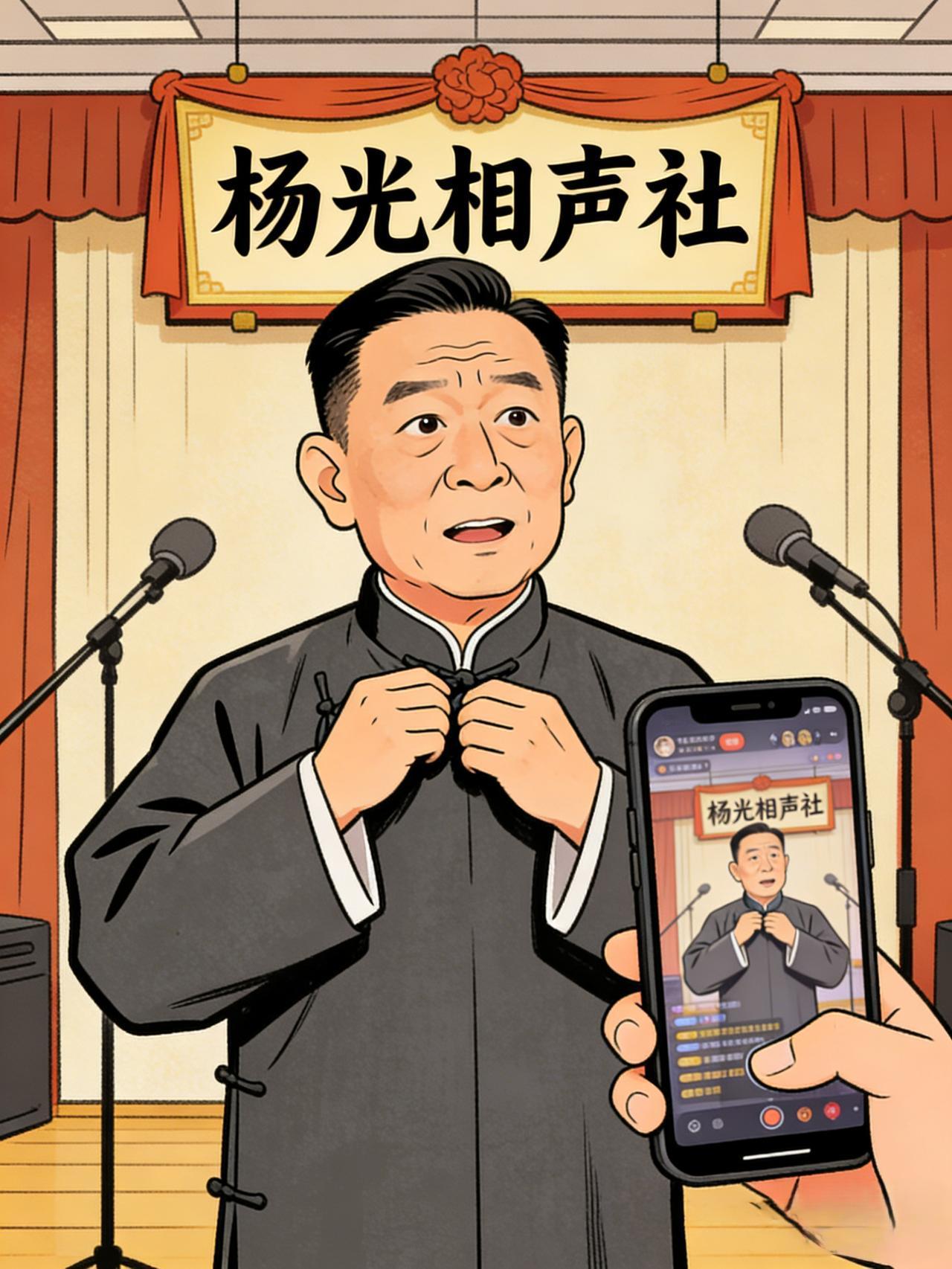 提起杨议，很多人会想起他和父亲杨少华搭档的经典相声，可如今他早已淡出主流相声商演