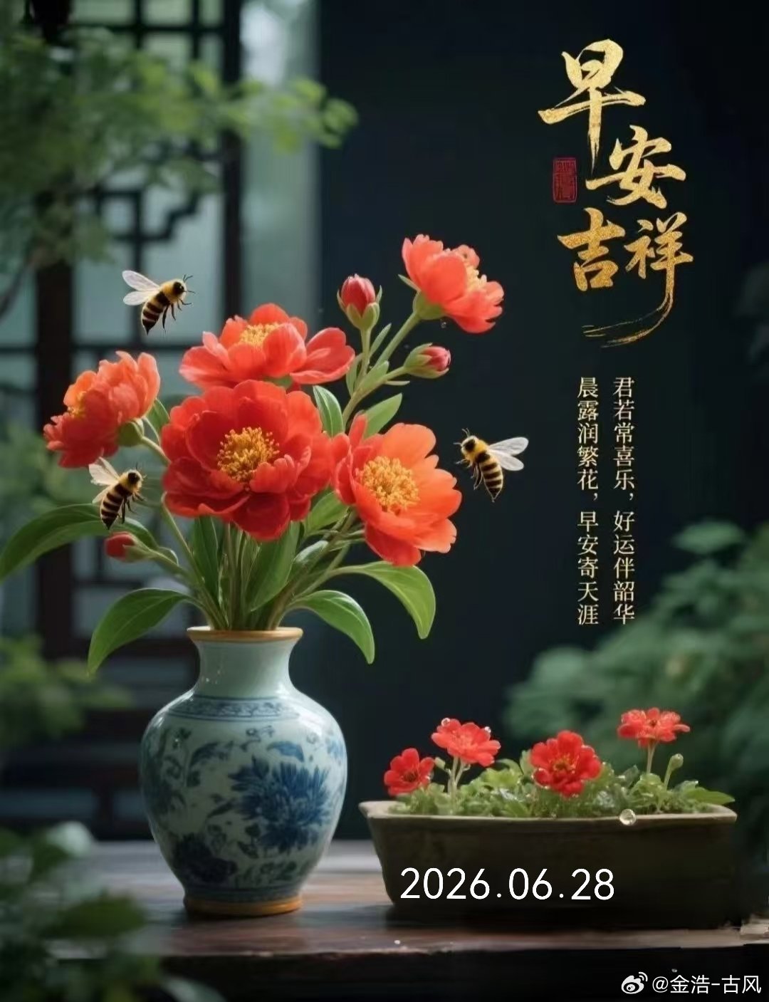 晨风裹着暖意拂过窗沿，一句周日早安，把柔软的问候送到你身边🌸 北京
