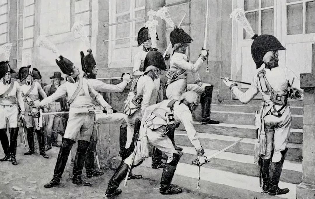 《汉书·游侠传》与《战国策》中都记载了这样的事：某人为逼对方屈服、公开示威，带武