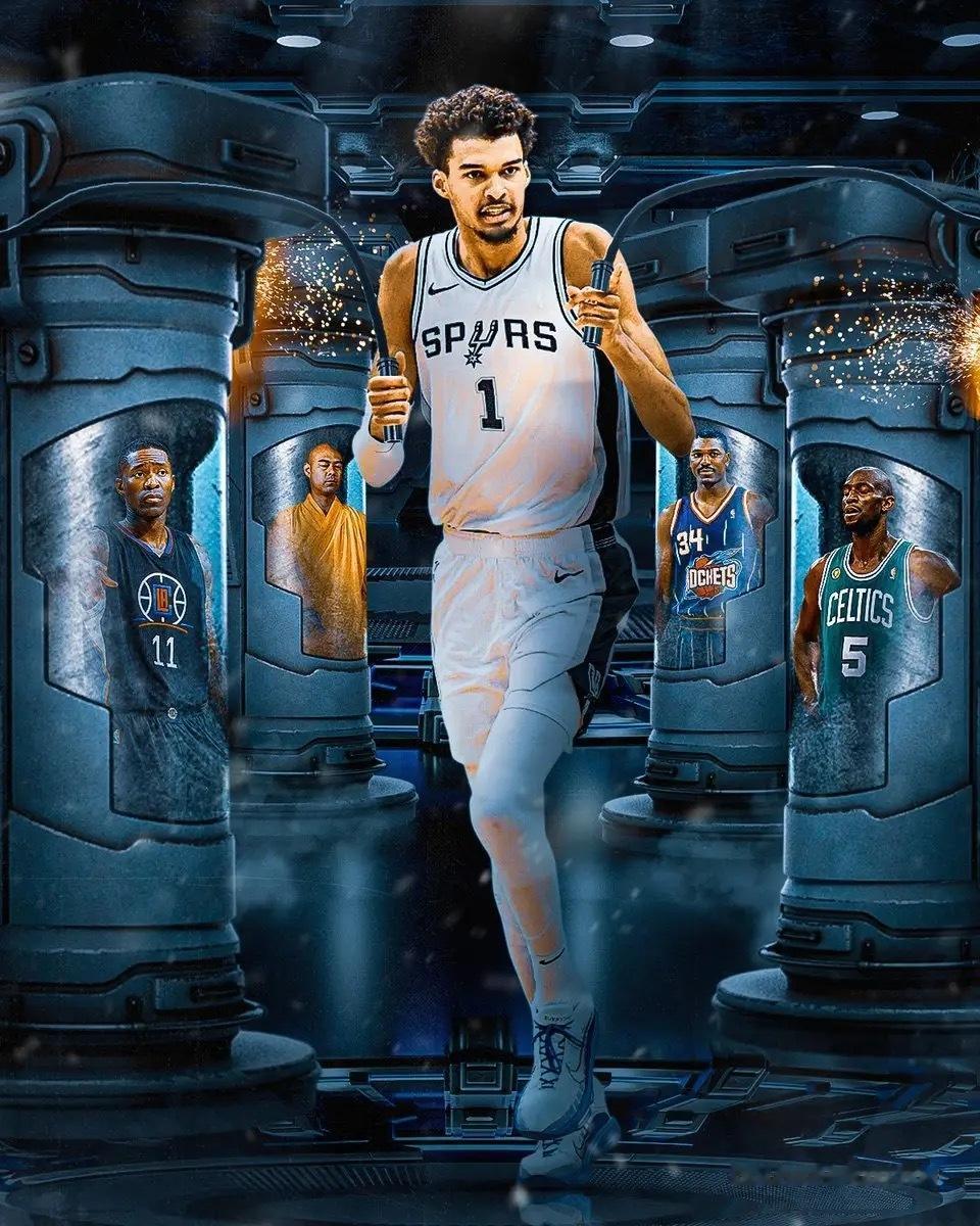 美媒Clutch Points晒图并配文：文班亚马正在酝酿一项联盟尚未准备好的作