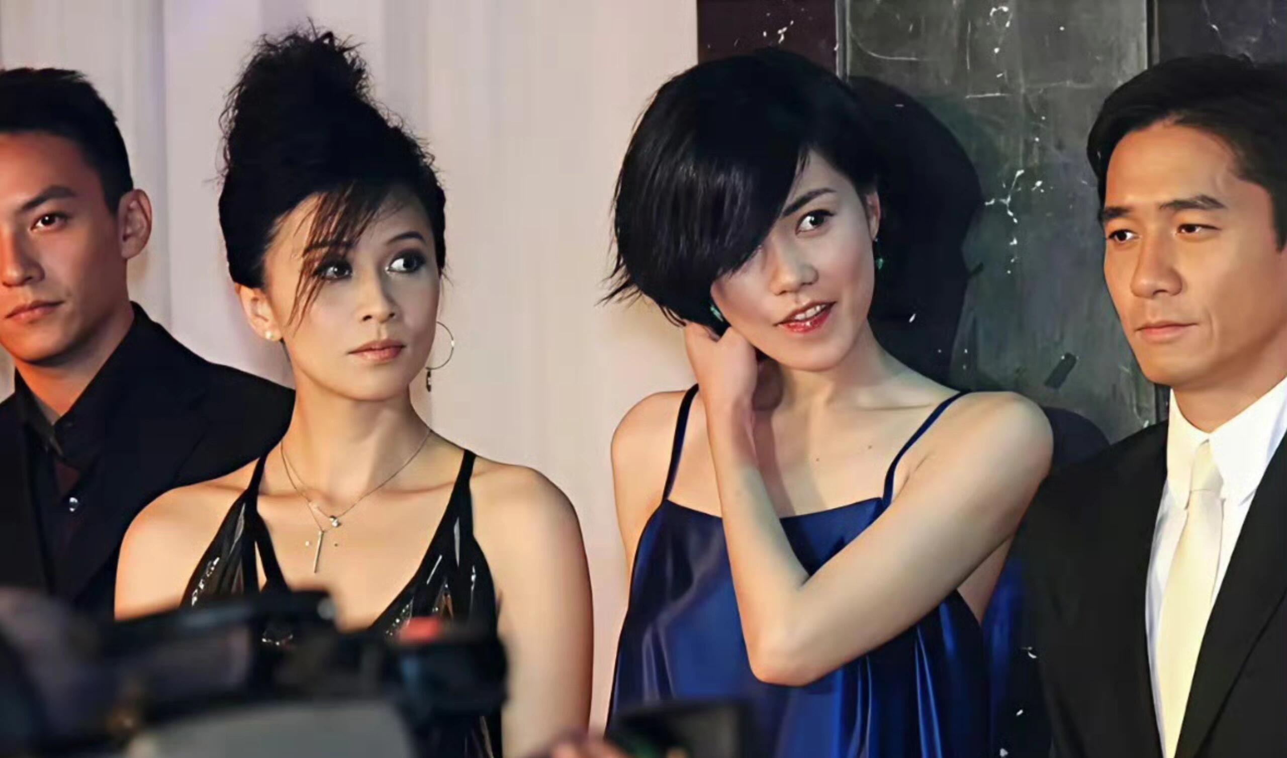 刘嘉玲王菲这个面容，真的好年轻 