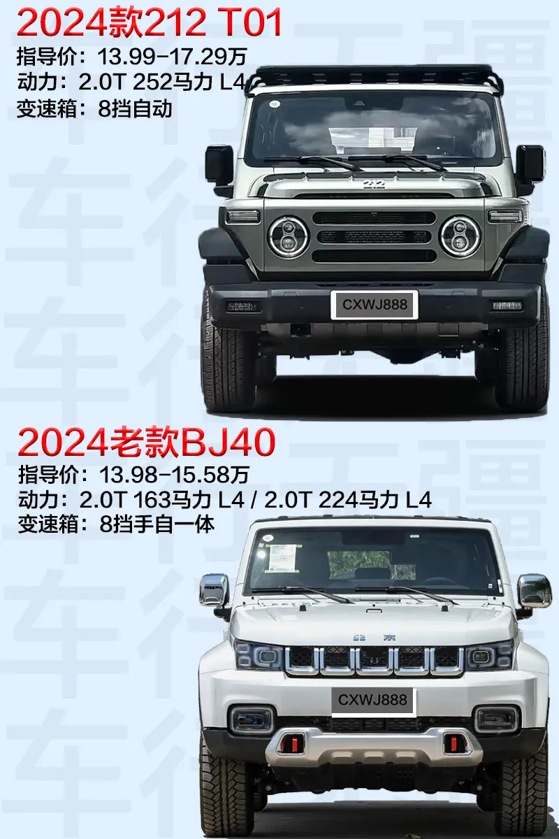 新212与老Bj40