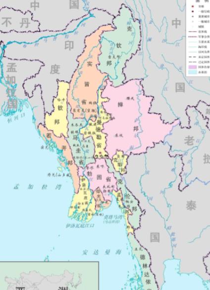 缅甸最大困扰是北方有个大国！缅甸最大的问题，就是划界的时候，吞并了很多不能吞下的