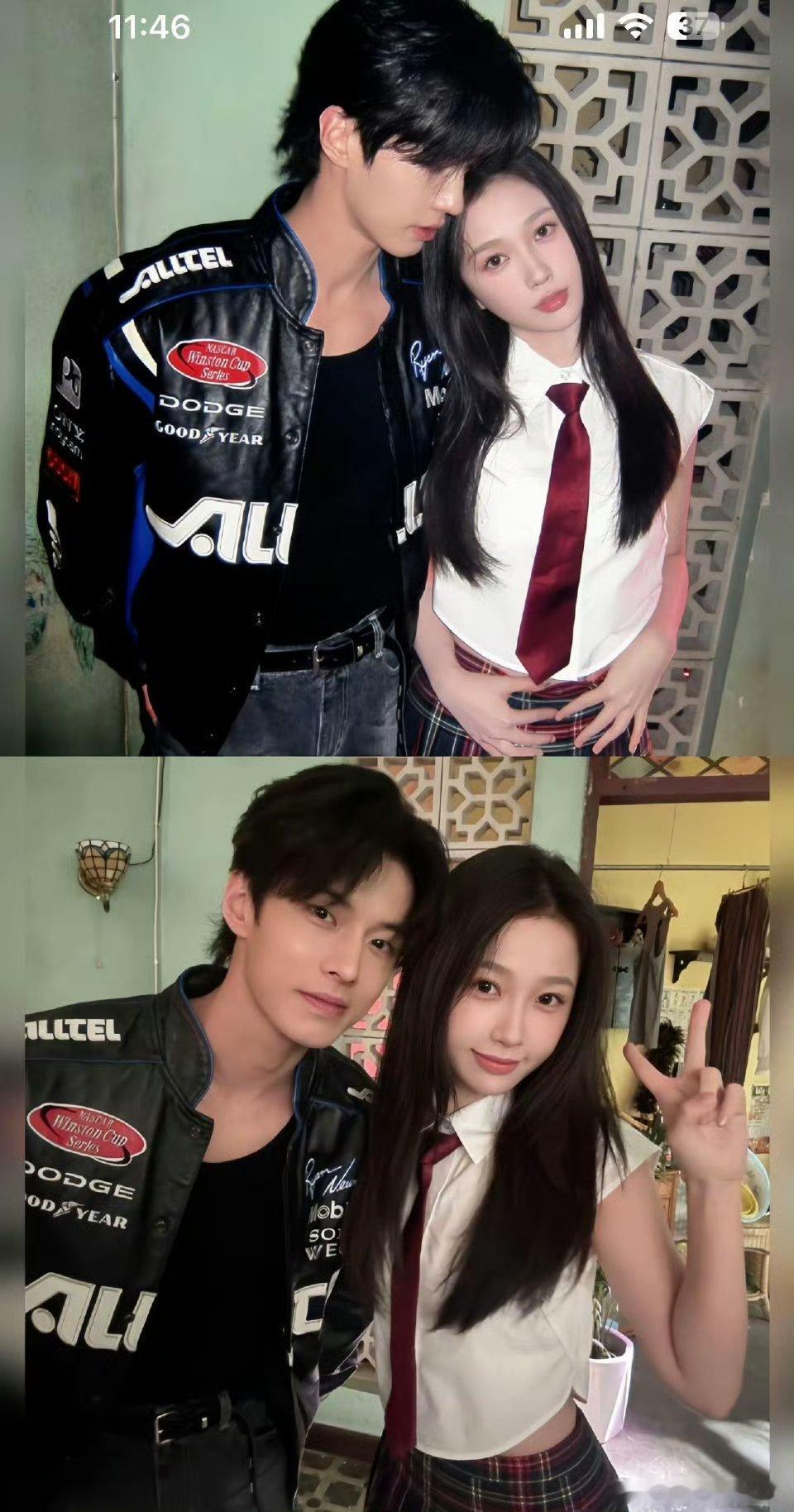 何与虞书欣 二搭 随欣所与永接二搭 哥妹CP我爱了