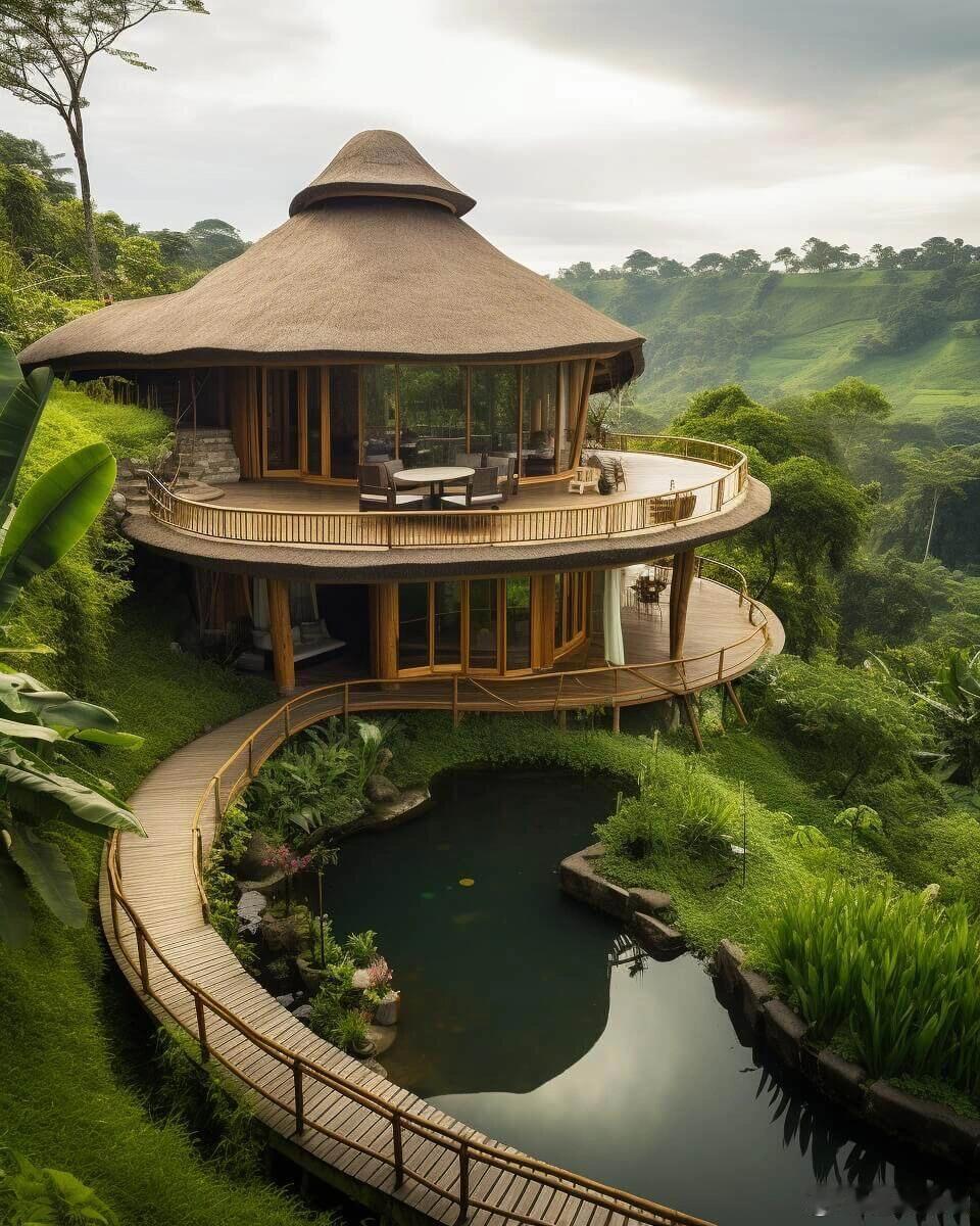建筑[超话]兴趣稀引力计划‖建筑设计‖室内设计🌿建筑灵感 | 自然里的“生长式