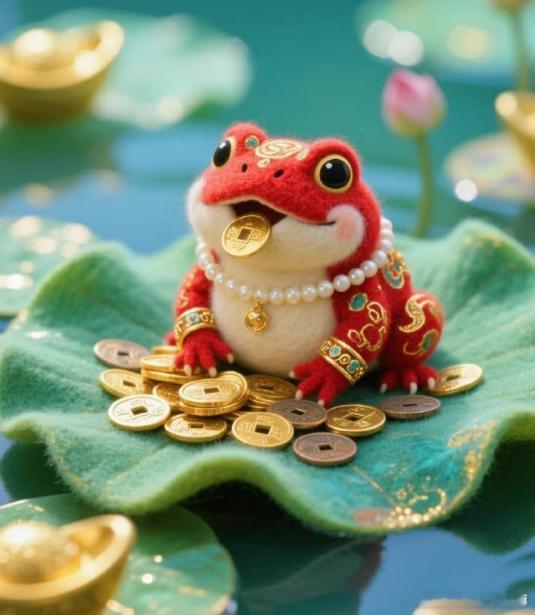 招财金蟾送金币，点赞即刻爆金币！ 