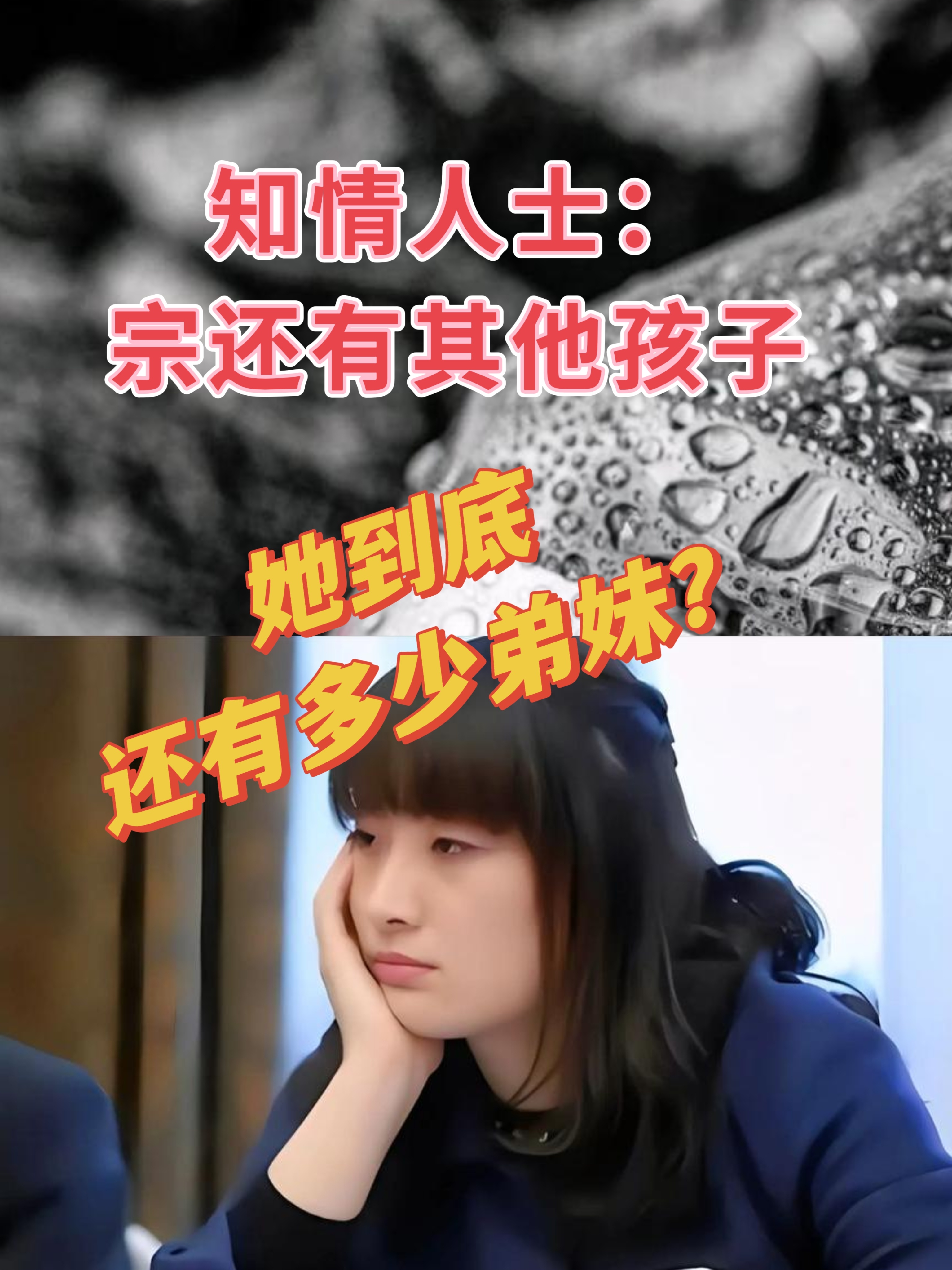 看到这个，有点炸裂啊！宗馥莉 有多少弟妹的呢？ ​​​