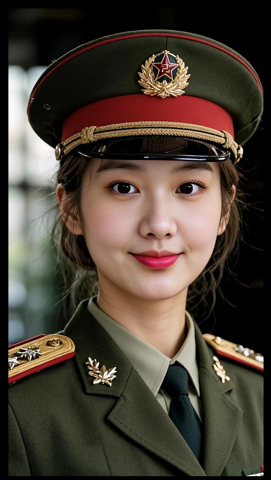 AI军装半身照