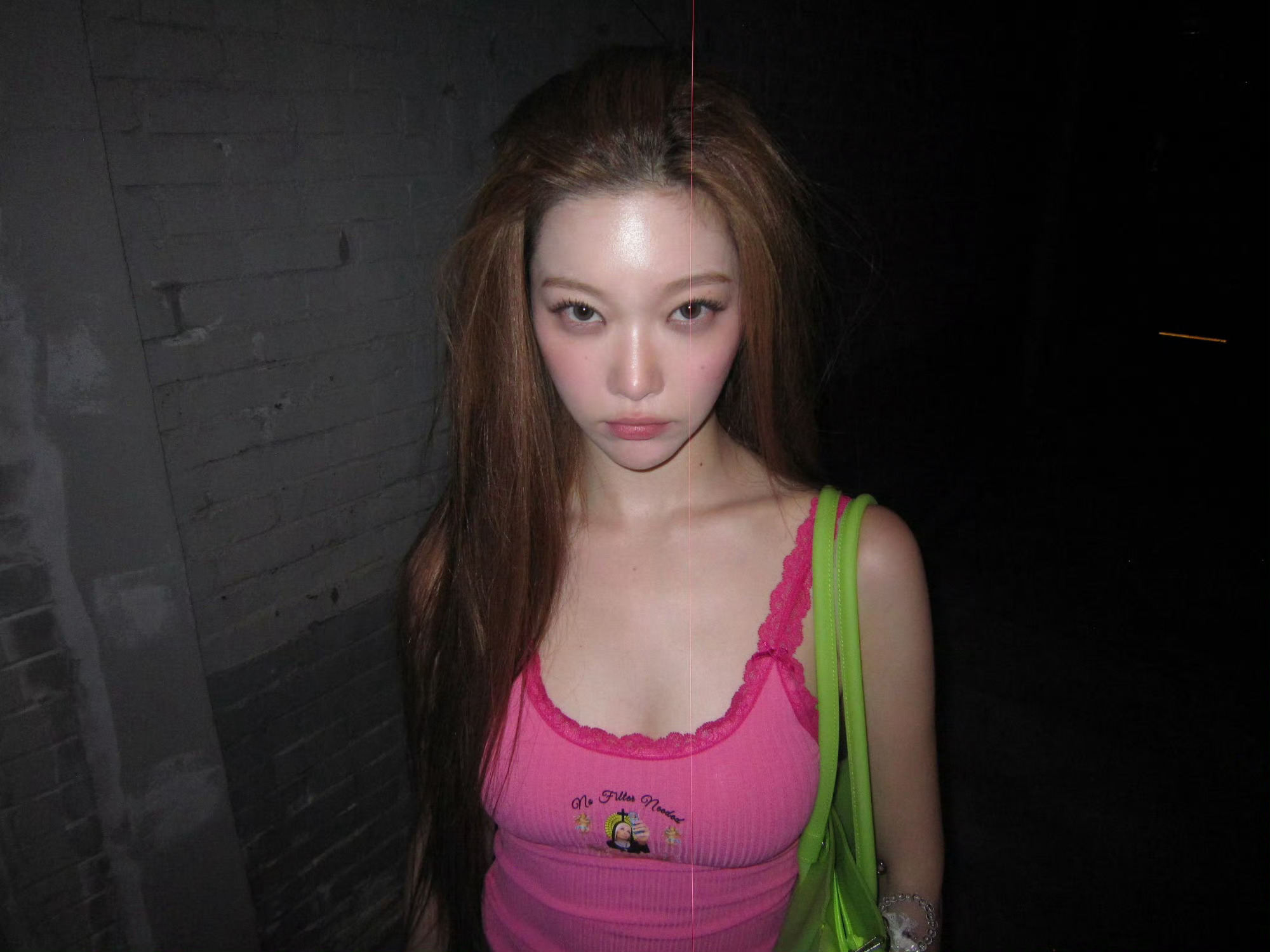 论红配绿的完美复古时尚感请看bunny9tsuki演绎 