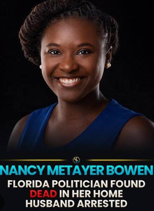 美国佛罗里达州民主党副主席NancyMetayer Bowen被发现在家中死亡，