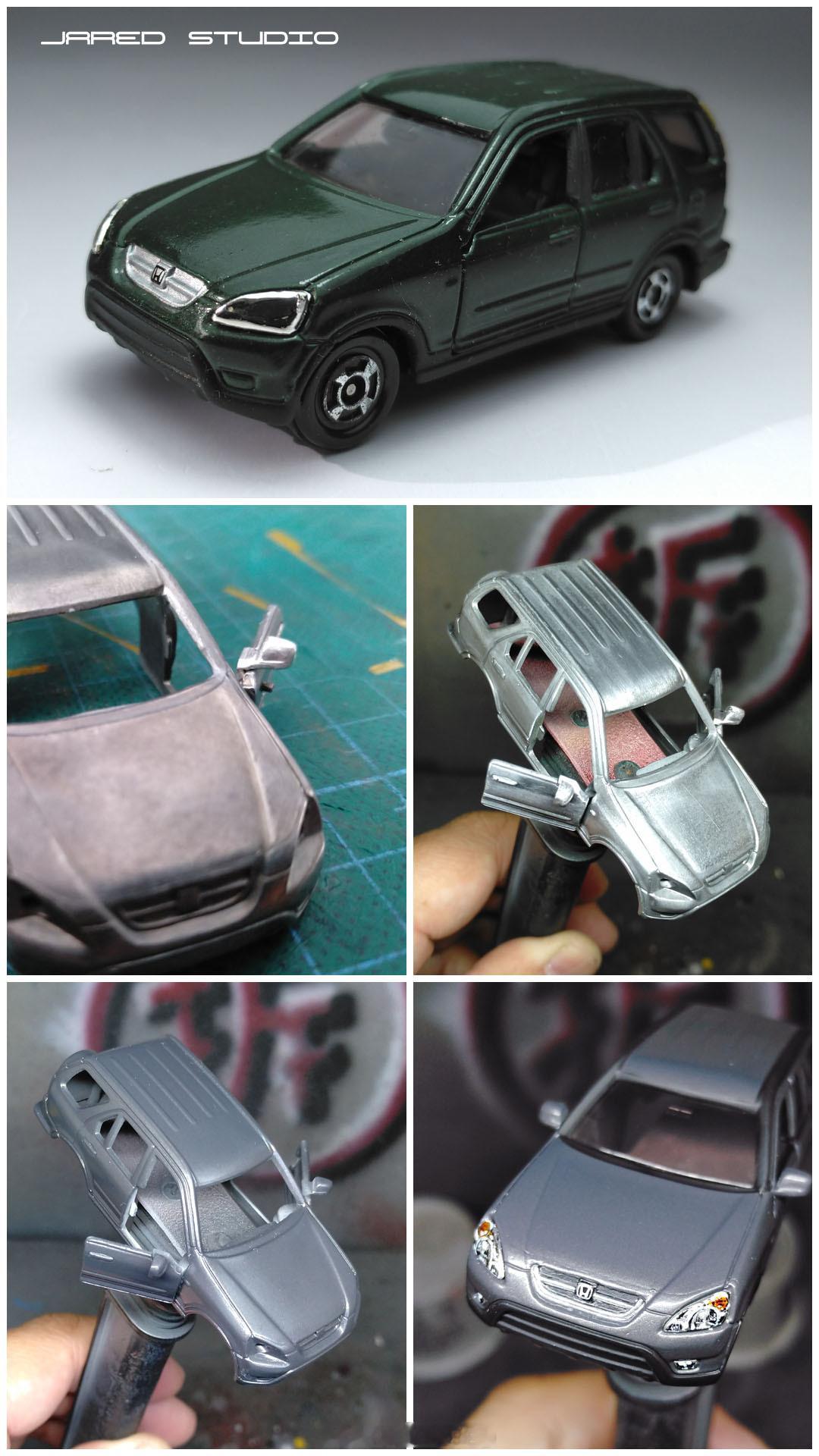 tomica多美卡本田cr-v本田crv小比例车模 完工一辆多美卡本田二代CR-