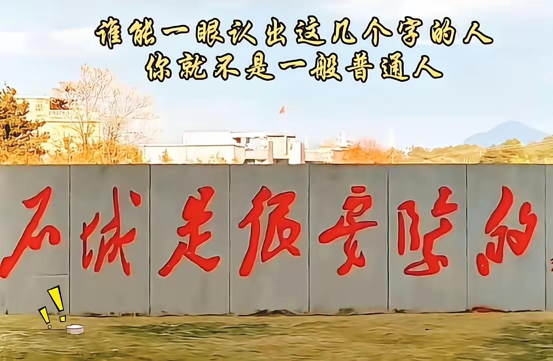 一哥们发来一组书法让我认，我只猜出了三个字，其他的真猜不出，请全部认识的朋友，把
