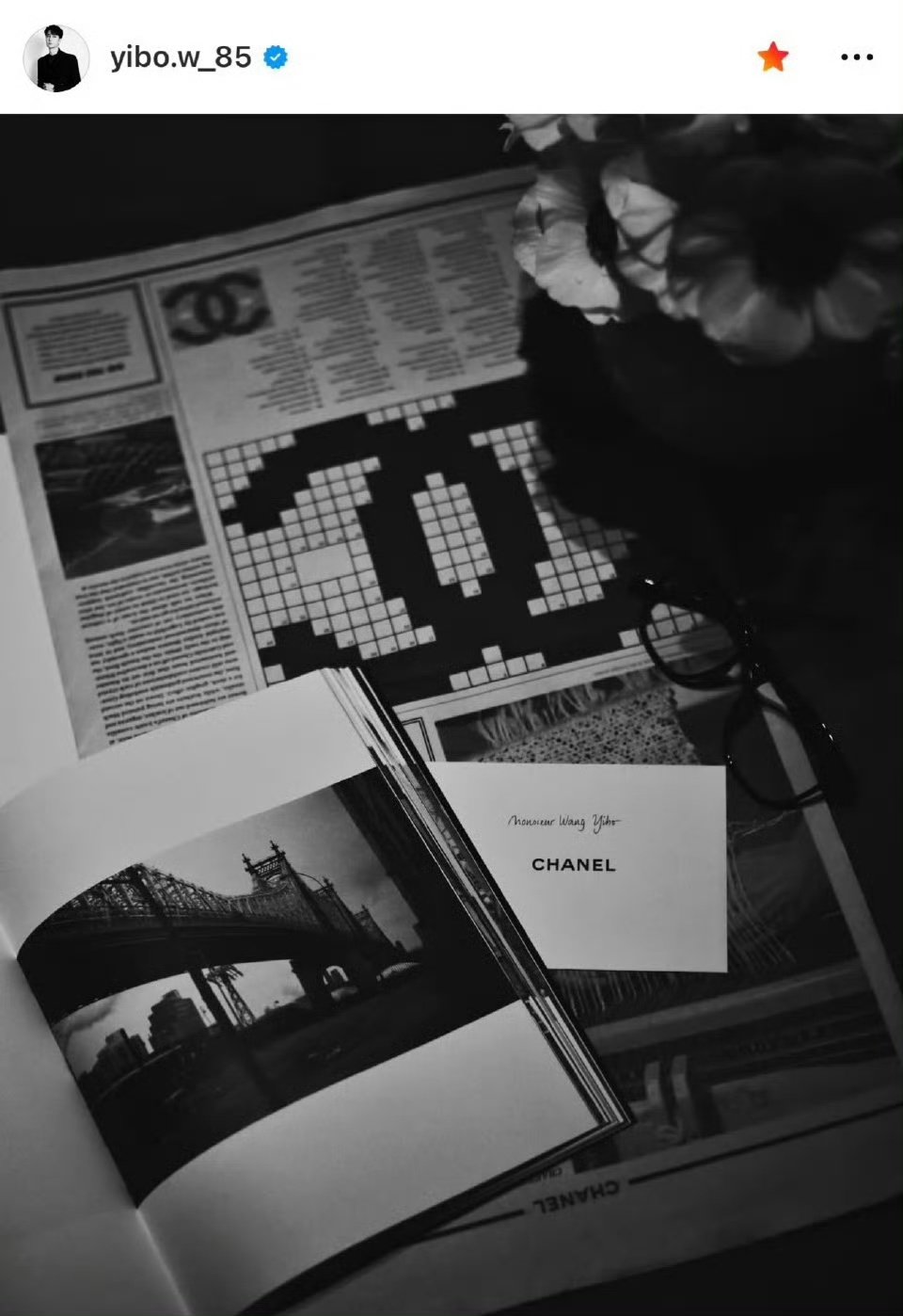 王一博香奈儿配置王一博第九场香奈儿时装发布会 王一博第九场香奈儿时装发布会～ 