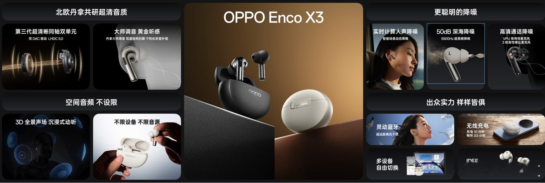 OPPO #FindX8价格#出炉后，OPPO Enco X3耳机、OPPO P
