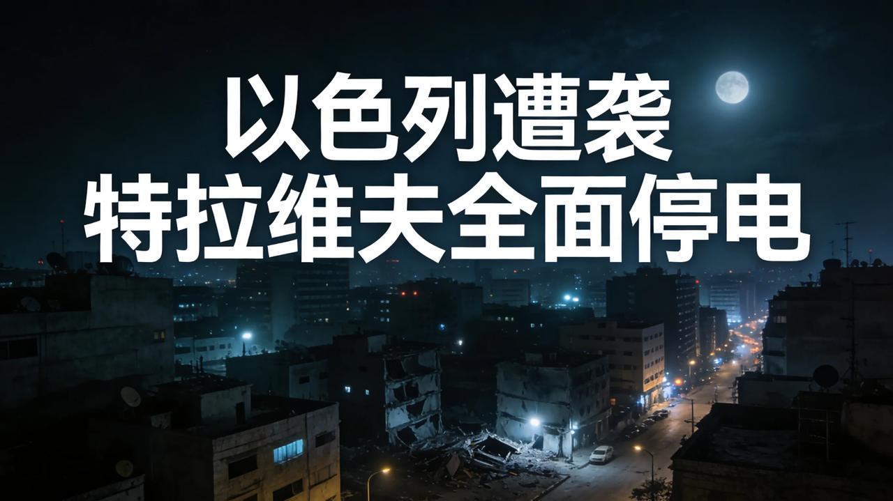 伊朗精准打击以色列的发电站，直接导致特拉维夫全域陷入黑暗！随着伊朗的精准打击越来
