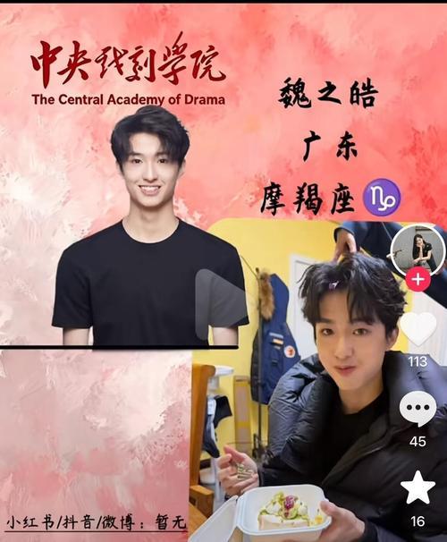 曾在热播剧《我的前半生》中饰演罗子君儿子平儿的演员魏之皓，成功考入中央戏剧学院，