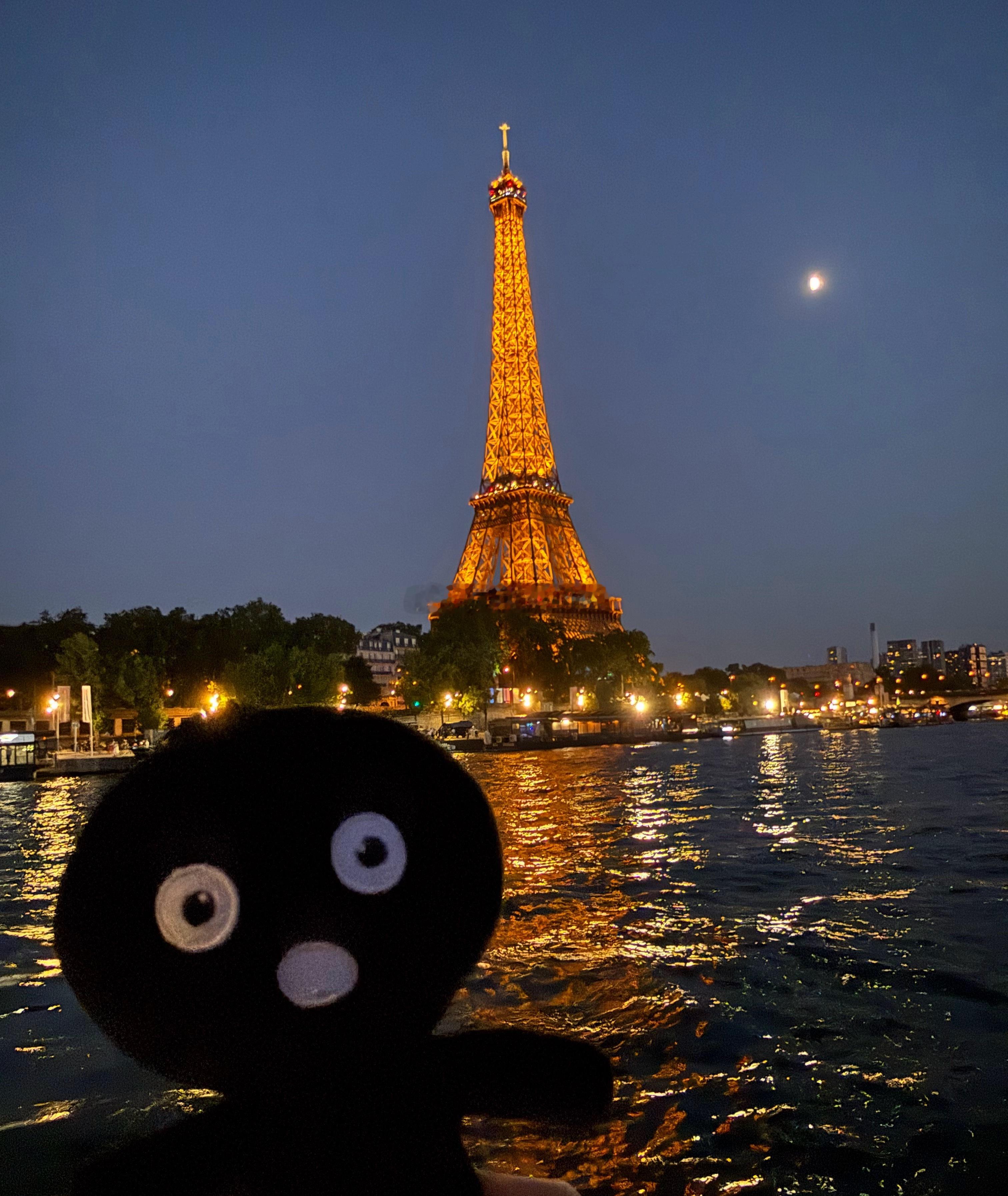 炭头都看上铁塔夜景了 法国·巴黎