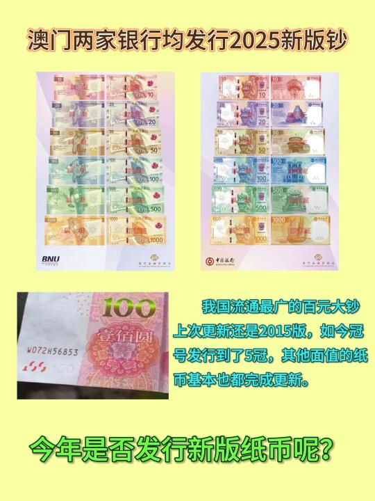 今年是否发行新钞？