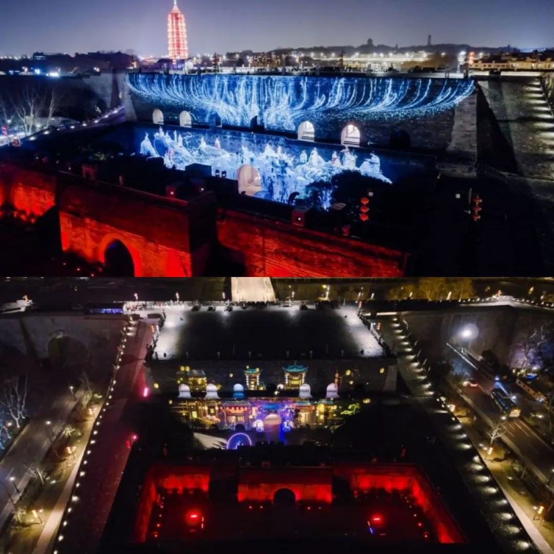 🌟绝绝子的美景-中华门城墙灯光秀