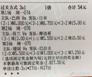 小叶今日分享！！世界杯预测大神解巴西战日本谜题074 世界杯 巴西vs日本 巴西