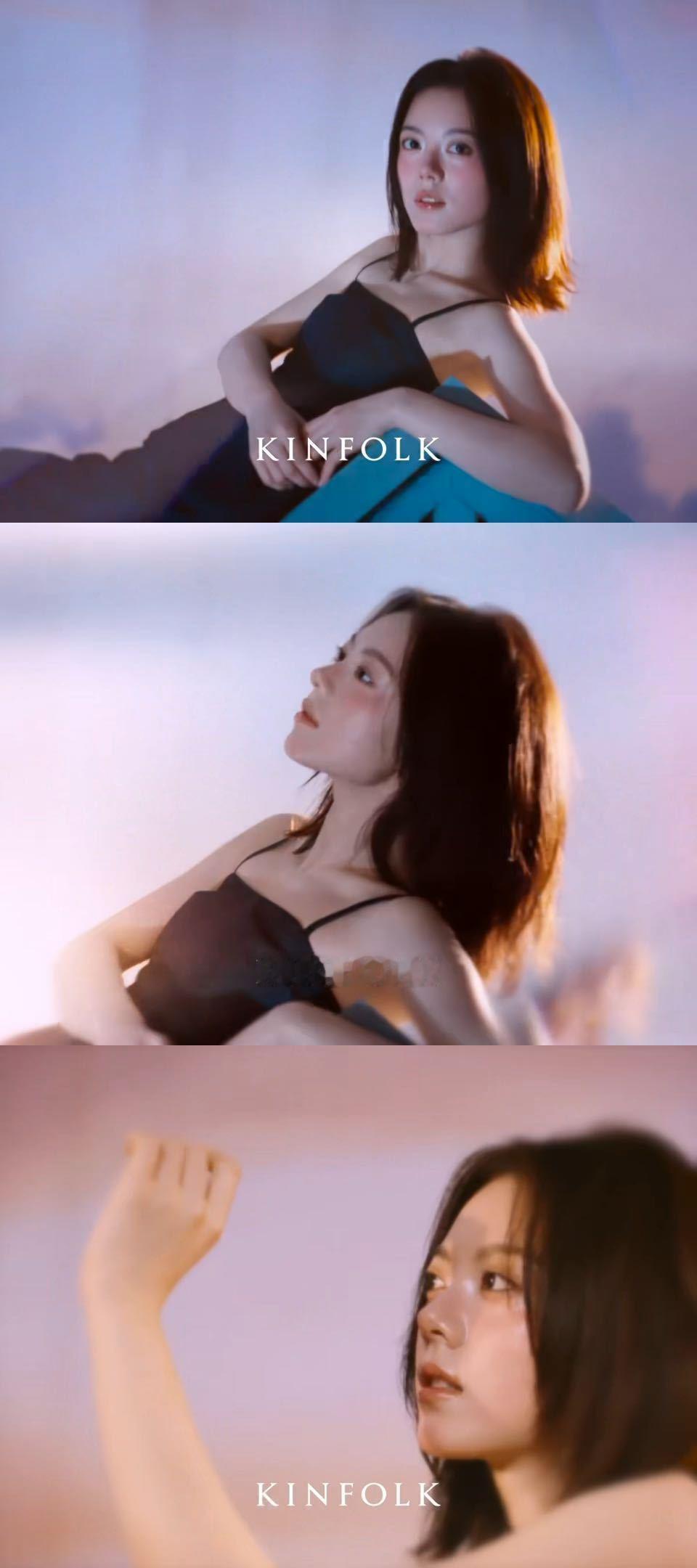 被赵今麦的蜻蜓配饰硬控30秒赵今麦登《KINFOLK》中文版夏季刊封面，白裙配蜻