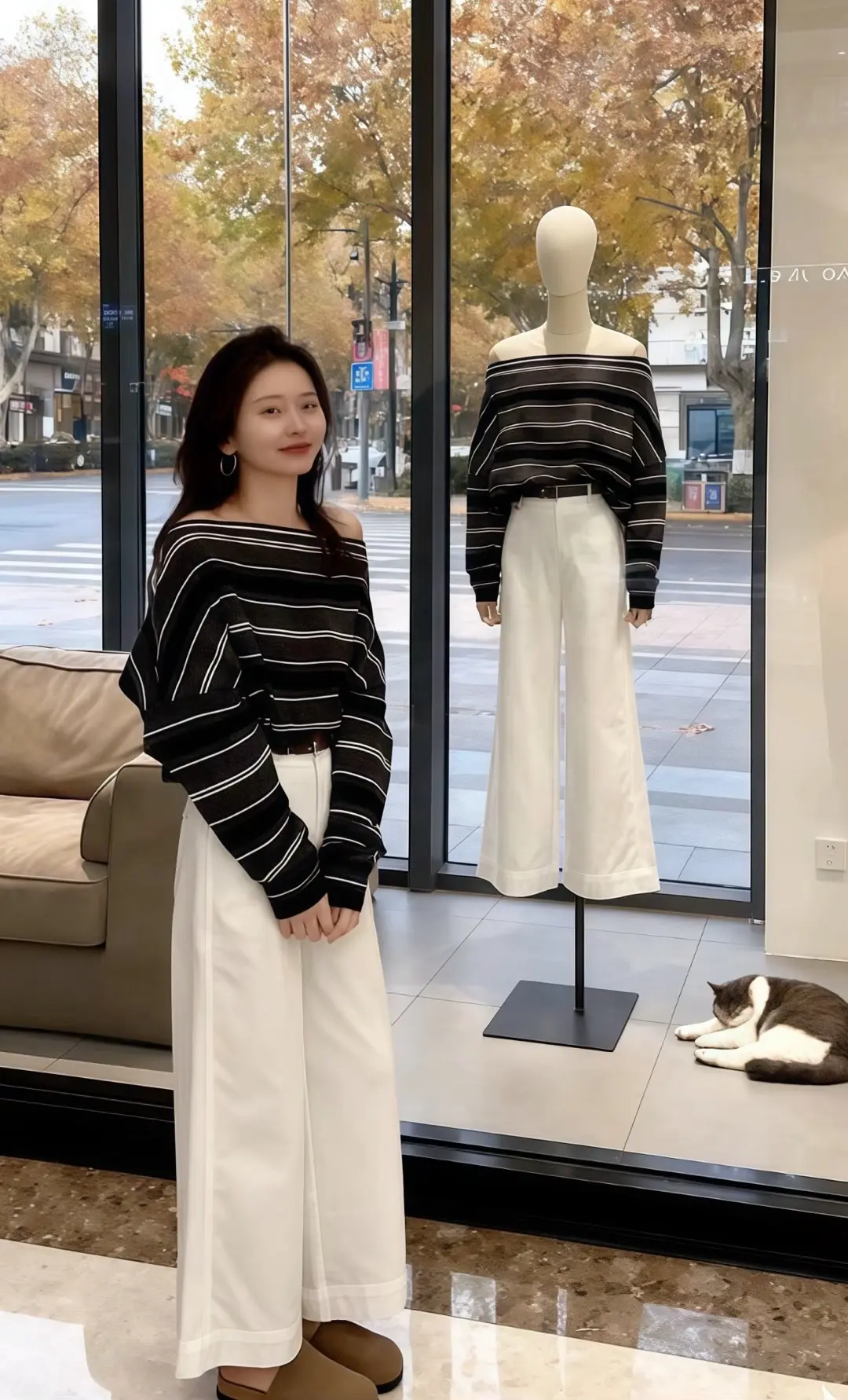 穿搭ootd 欧尼穿搭 韩式穿搭 高级感穿搭 简约穿搭