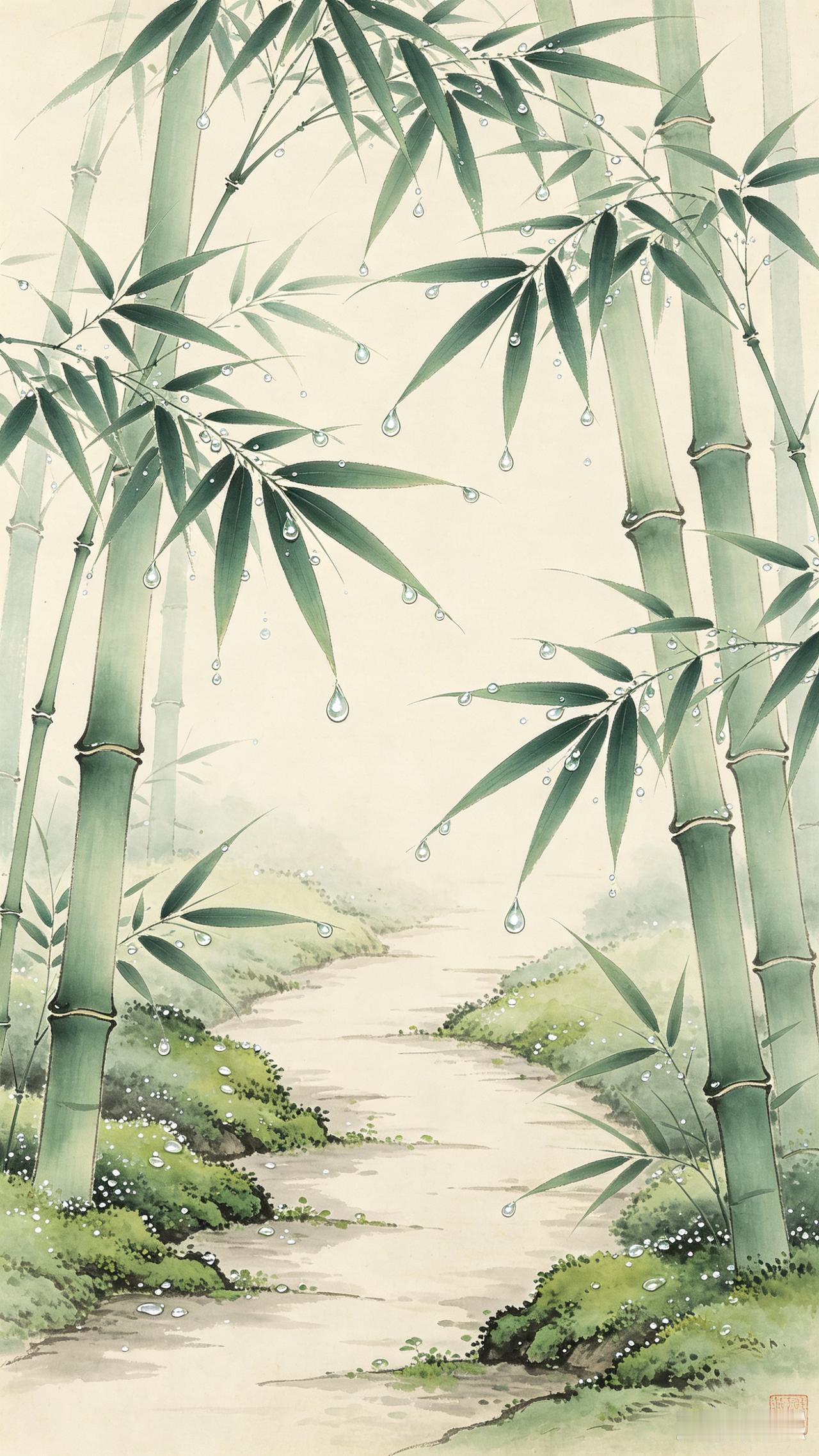 下联：晨烟织翠掩山居

赏析：此联以“晨烟”对“晓露”，皆取清晨意象，工稳自然。