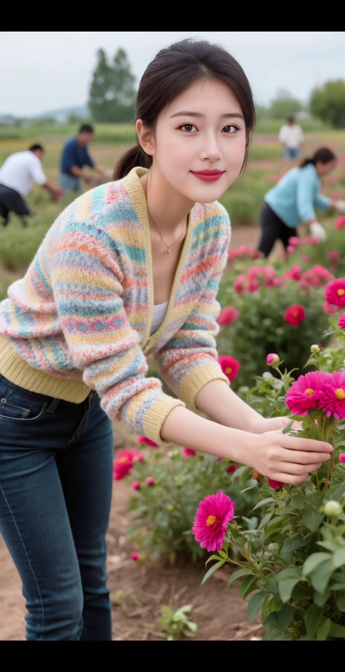 清纯甜美 穿搭 甜美女孩 田园生活