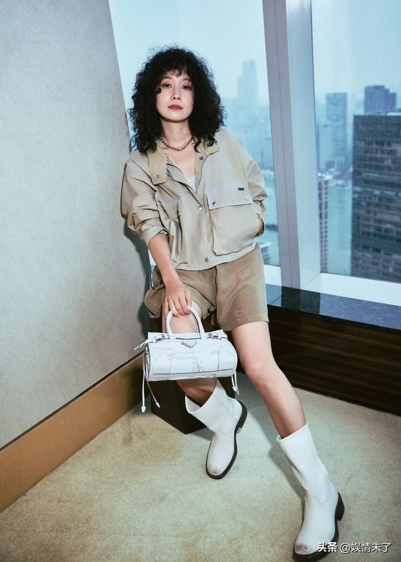 马伊琍你这个爆炸头也太好看了，没开大图还以为是张曼玉呢