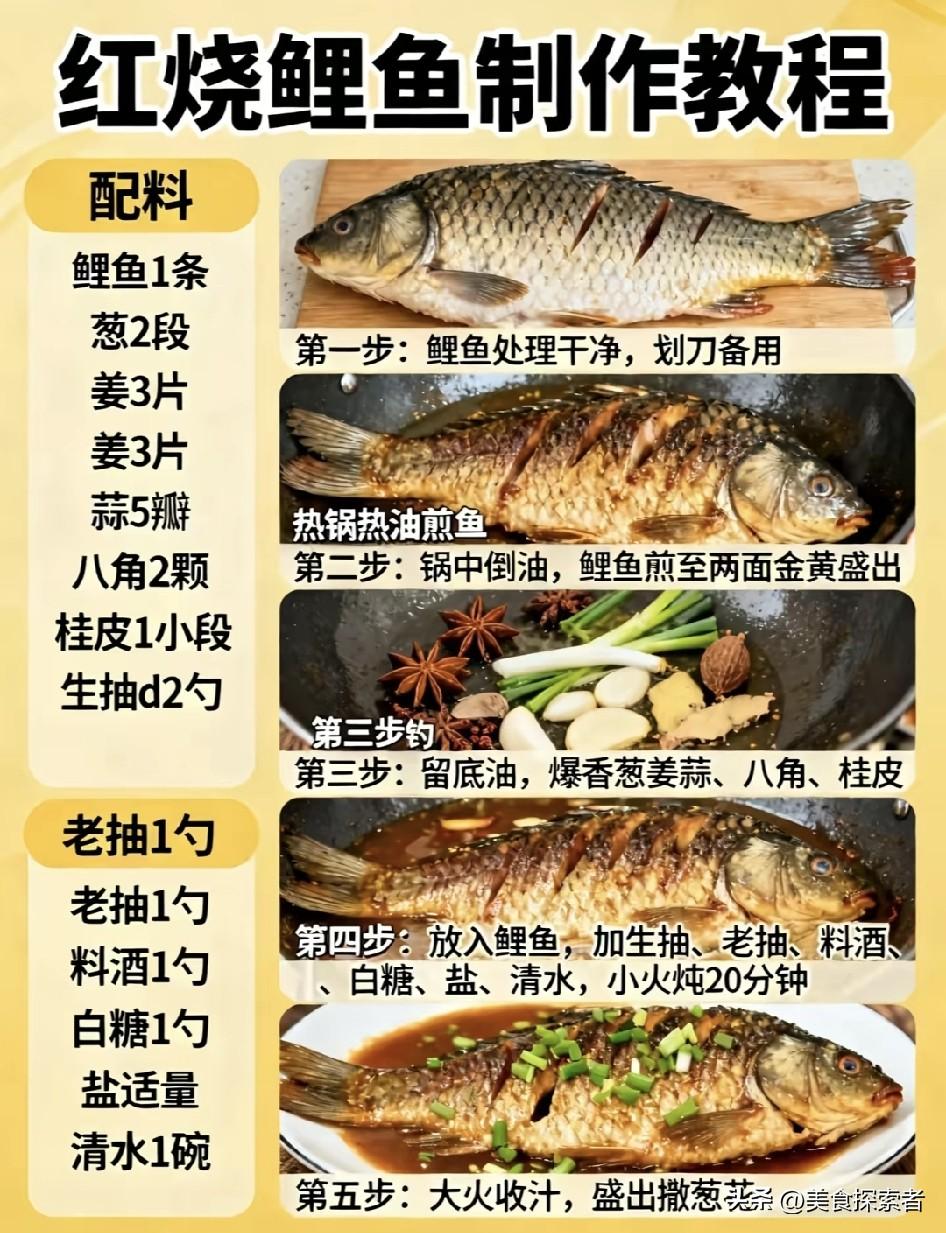 别再搜全网千篇一律的鱼菜谱了，今天这4套做法+独家配比，我在今日头条做美食博主6