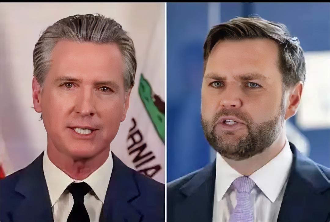 加州州长纽森4月13日写道：“JD·万斯在 48 小时内两次证明自己是个无足轻重