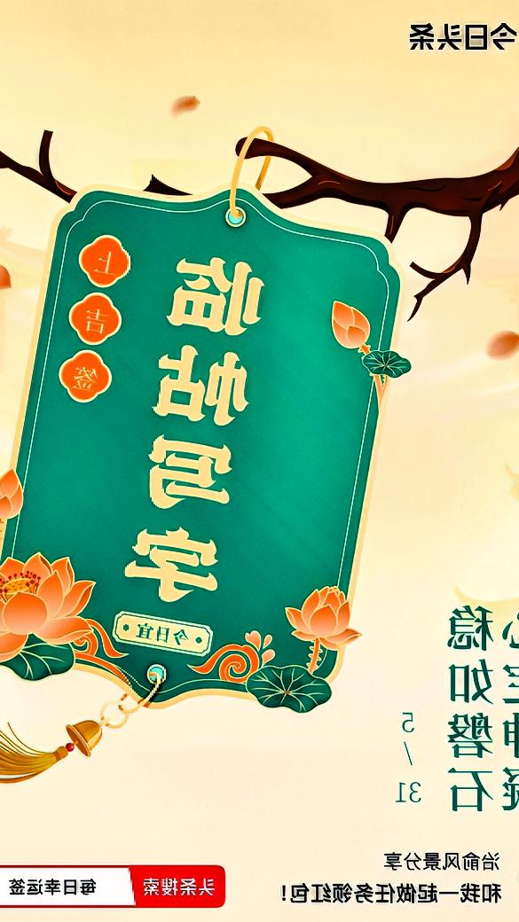 我抽到了5月的每日幸运签，是上吉签，签文是“心定神凝，稳如磐石”。今日是农历四月