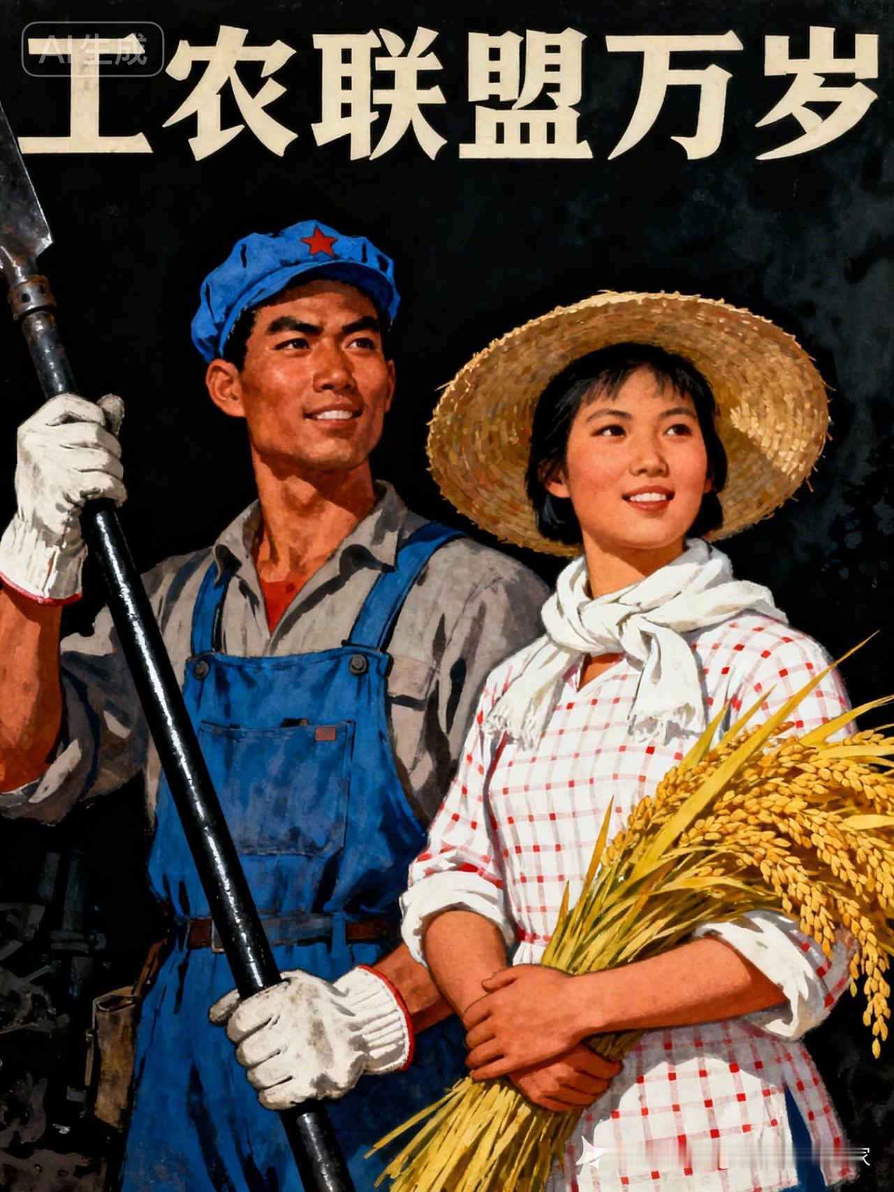 “工农联盟万岁”，致敬辛勤的劳动人民！