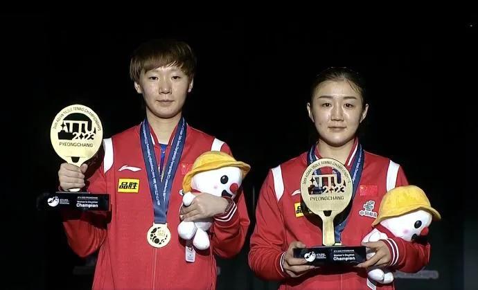 北京时间9月10日，在韩国平昌举行的2023年乒乓球亚锦赛女双决赛中，陈梦/王曼