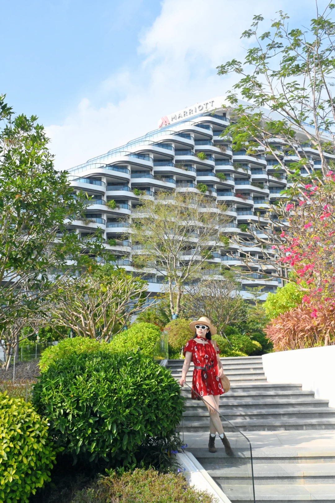 舍不得退房！北海万豪度假酒店一步到海边~