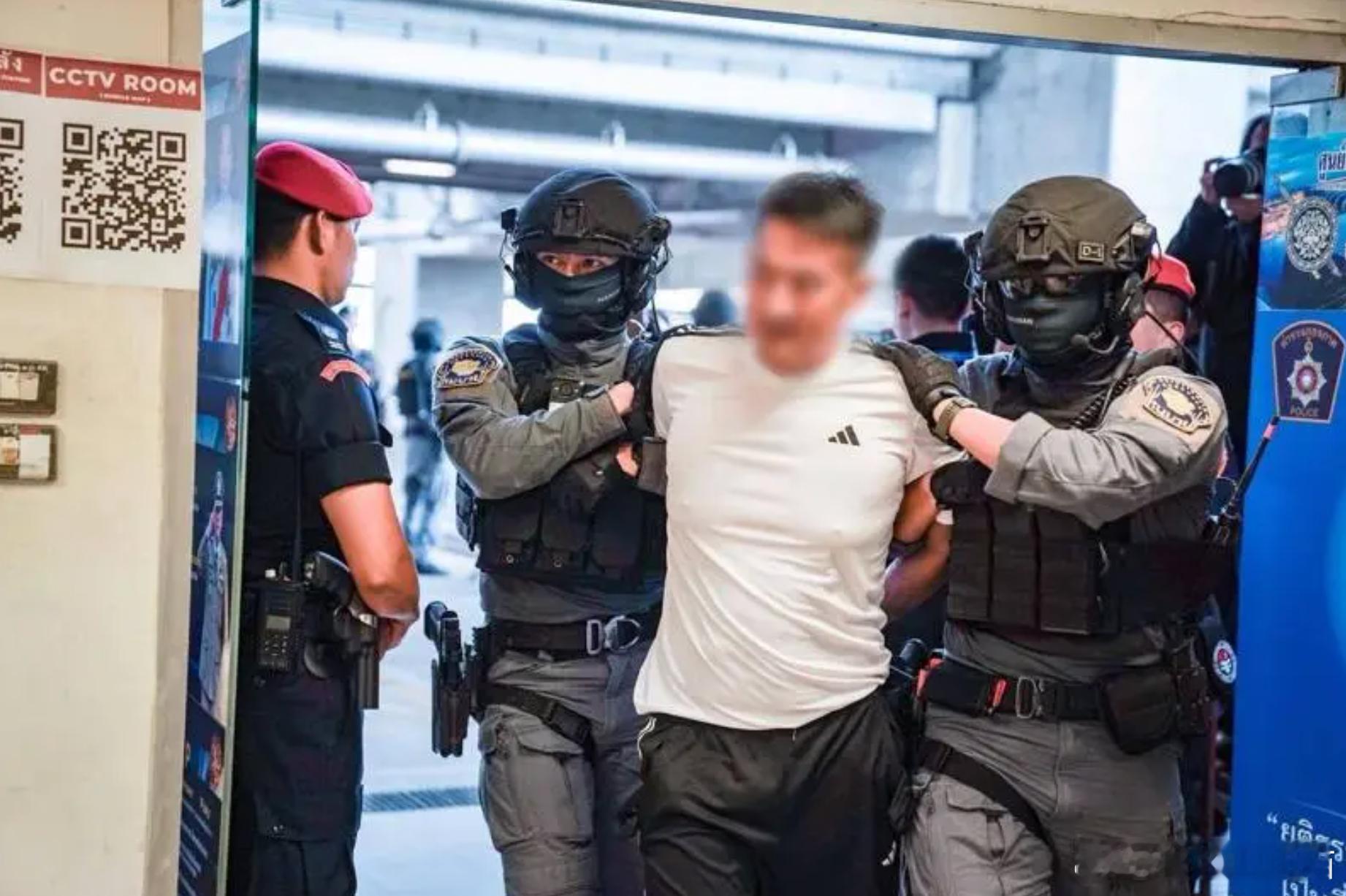 【缅甸KK园区主谋佘智江于曼谷机场被移交中国警方】 中国籍跨国赌博集团主谋佘智江