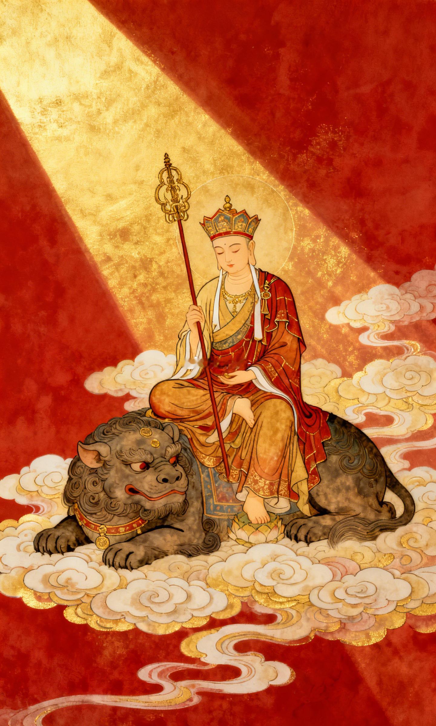 礼敬地藏王菩萨，盼流年化解疾厄，日子不惊不扰，于一饭一蔬中照见温情。好运护体