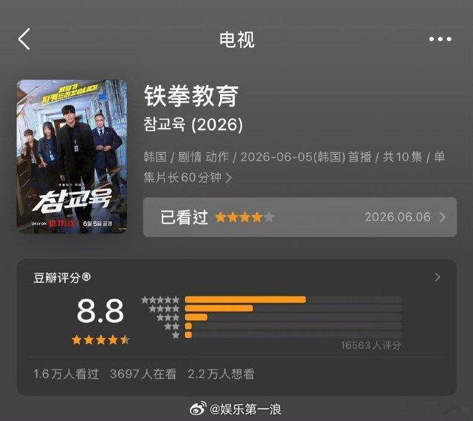 铁拳教育豆瓣8.8分铁拳教育8.8分铁拳教育豆瓣8.8分，你看了吗？ 