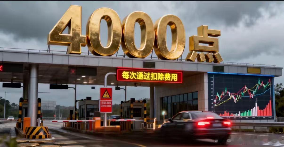 4000点是收费站，还是加油站？个人观点是加油站。虽说要付点费，但目的是为了走得