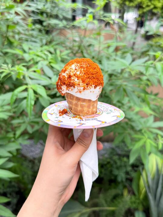 解锁新吃法：土豆泥蘸辣椒🌶️