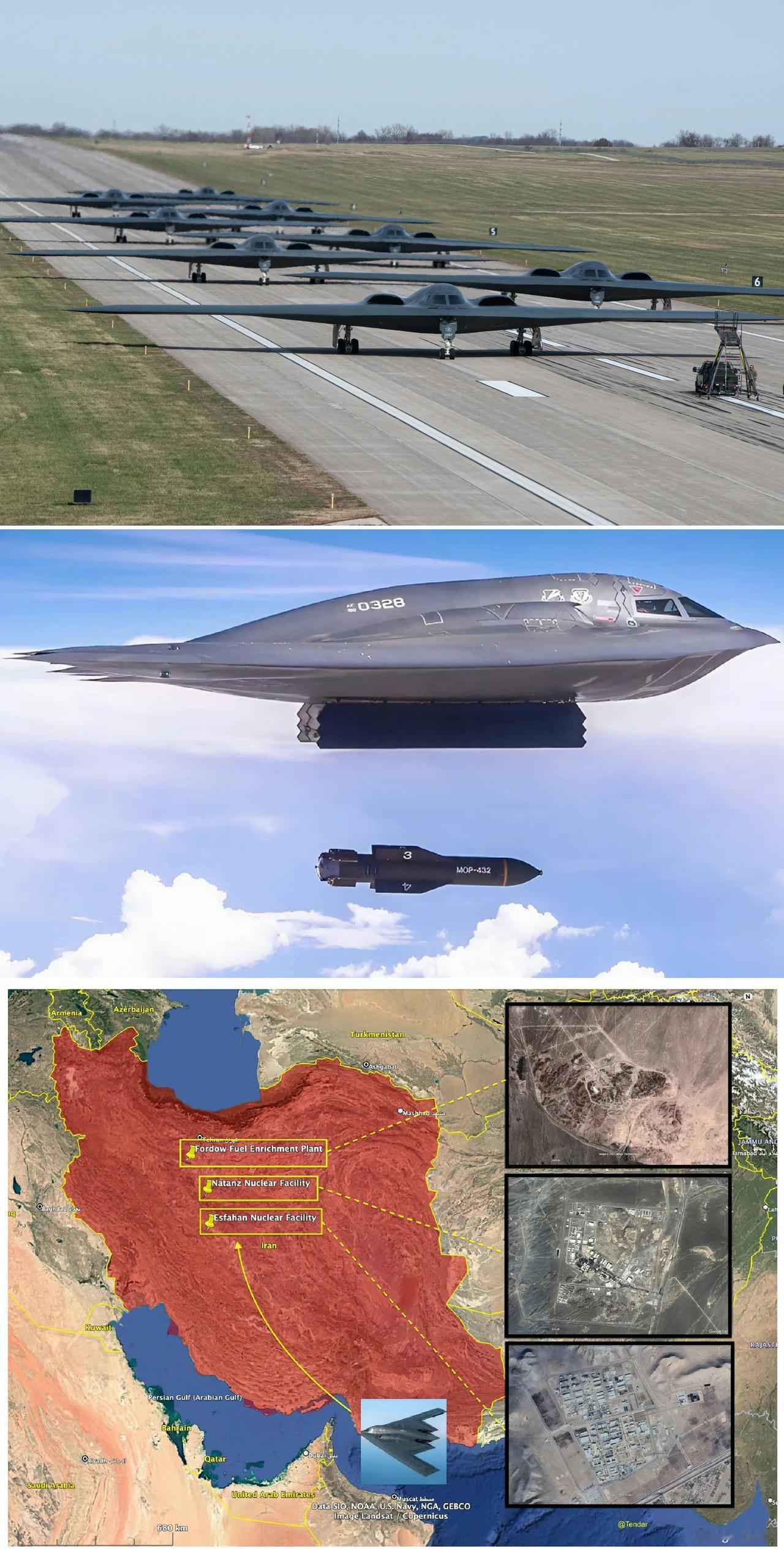 【又又又预判：美国在中东无法停手】自2025年6月22日美军B2A隐形战略轰炸机