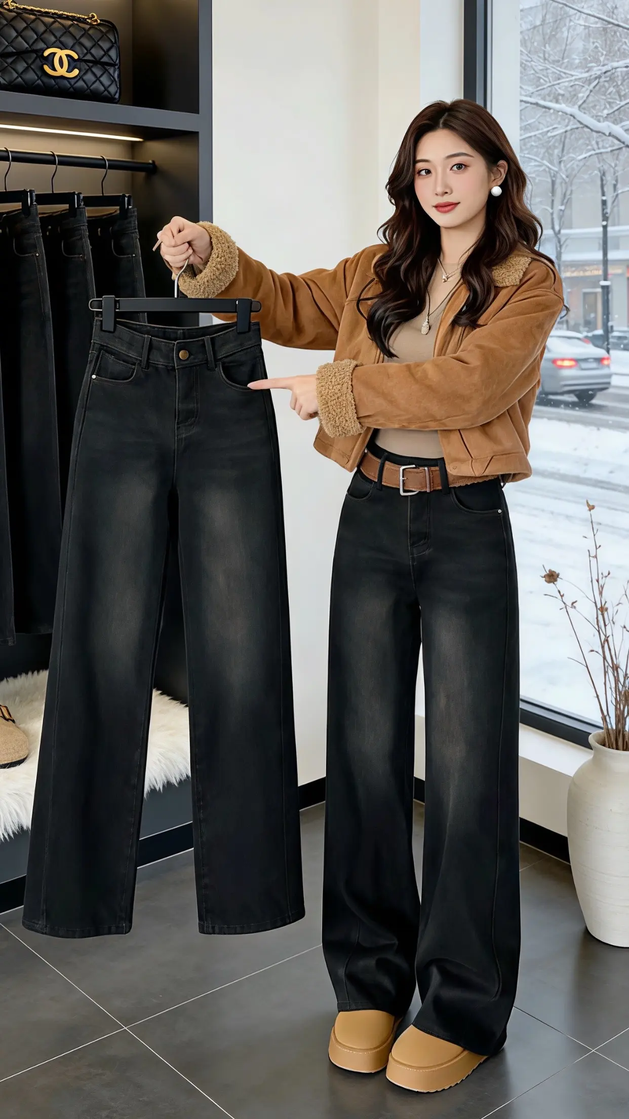 穿着得体是一种生活态度 春款上新 过年穿什么 牛仔裤 显高显瘦显腿长